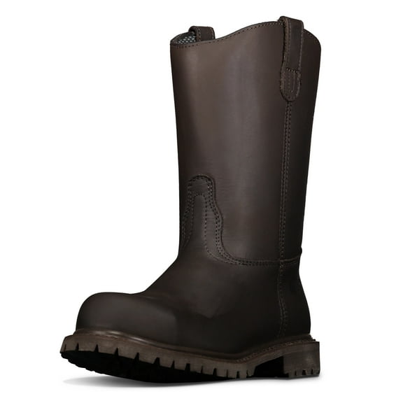 10” Wellington Steel Toe Work Boots for Men – Electrical Hazard – Oil and Slip Resistant 160