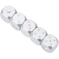 thumbnail image 2 of HUGFEGWE 5pcs Game Dice 6 Sided Dice Set with Storage Box (Box Silver) U2536-26546, 2 of 9