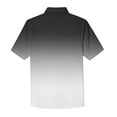 thumbnail image 3 of Boys Dress Shirts Black Last Day Of School Shirt Short Sleeve Top Gradient Shirt Cute Graduation Gifts for Him Cute Baby Boy Clothes 5-6 Years, 3 of 5