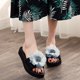 thumbnail image 1 of Zapatilla de playa de vacaciones de fondo suave antideslizante de una palabra antideslizante de nuevo estilo de verano para mujer Wmkox8yii  hj789, 1 of 5