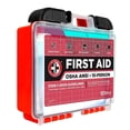 thumbnail image 2 of Be Smart Get Prepared 10-Person First Aid Kit, 101-Piece, OSHA & ANSI Compliant, with SILVEX Nano Silver Wound Gel, Compact & Wall-Mountable Case for Home or Workplace, 2 of 5