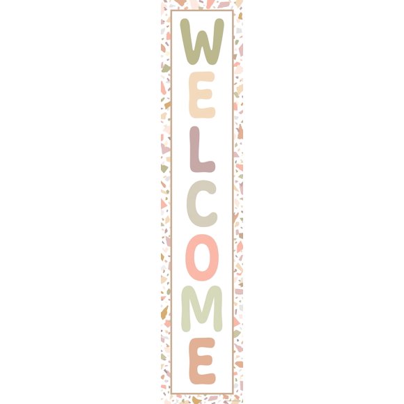 Bienvenido Banner Teacher Created Resources Terrazzo Tones