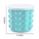 thumbnail image 2 of Ice Cube Maker Silicone Bucket Mold and Storage Container, Portable 2 in 1 Ice Cube Machine, Small Ice Container, 2 of 5