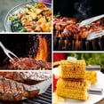thumbnail image 3 of Herramientas para Asar Barbacoa: Utensilios para Parrilla de Acero Inoxidable con Espátula, Tenedores, Pinzas y Cuchillo, 3 of 4