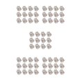thumbnail image 3 of Yuarrent Paquete de 12 servilleteros de metal con borde para un servicio prolongado Clubes de vida y decoraciones familiares de plata Type2 NO2, 3 of 6