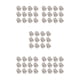 thumbnail image 3 of Yuarrent Paquete de 12 servilleteros de metal con borde para un servicio prolongado Clubes de vida y decoraciones familiares de plata Type2 NO2, 3 of 6