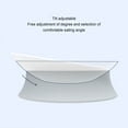 thumbnail image 4 of Justharion Elevated Cat Bowl With Adjustable Angle For Neck Protection Durable And Sturdy Cat And Dog Rice Bowl Light pink, 4 of 6