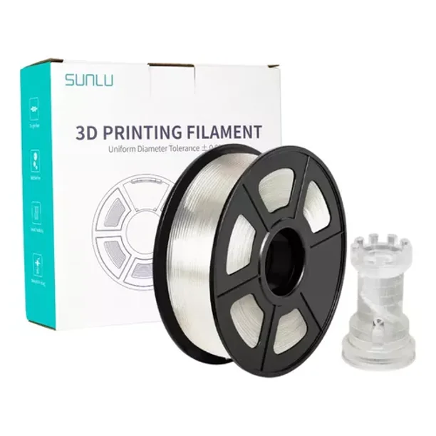 Filamento PLA Sunlu 1.75 mm Transparente