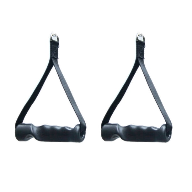 WORGEOUS 1 par de equipos de entrenamiento de bíceps de rodillo de muñeca de antebrazo de entrenador de tríceps de fitness (negro)