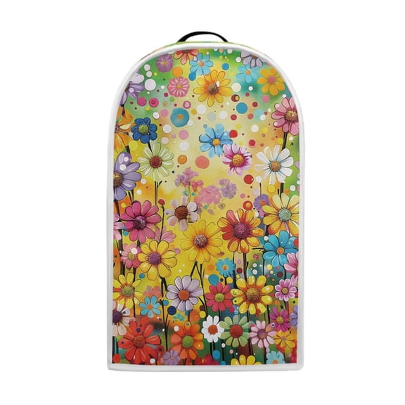 chaqlin Colorful Hippie Daisy Blender Dust Cover with Handle Kitchen Appliance Accessories Decor Universal Stand Mixer Coffee Maker Covers