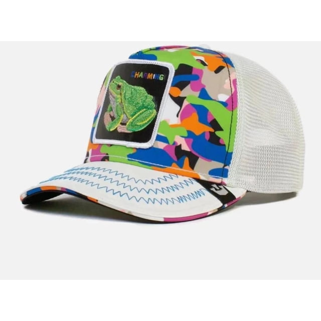 Gorra de béisbol con dibujos de animales, protector solar, malla bordada, conductor de camión, pantera negra, gallo, lobo, sombrero