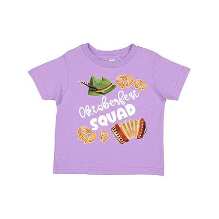 

Inktastic Oktoberfest Squad Hat Accordion Pretzels Gift Toddler Boy or Toddler Girl T-Shirt
