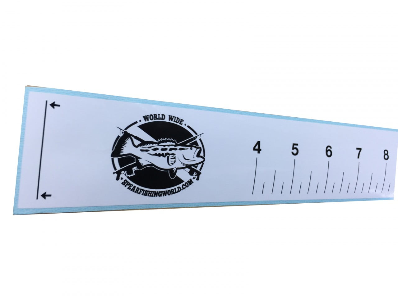 Fish Ruler Sticker/Decal for Fishing or Spearfishing Boat Canoe or