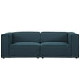 thumbnail image 4 of Modern Contemporary Urban Design Living Room Lounge Club Lobby Sofa Set, Fabric, Blue, 4 of 4