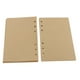 thumbnail image 2 of 2 x 80 hojas de papel kraft recargables para carpetas de cuadernos, tamaño A6, 6 agujeros 4 piezas, 2 of 8