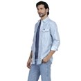 thumbnail image 2 of Camisa Vaquera Wrangler Hombre 20x W08 azul M, 2 of 5