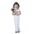 thumbnail image 1 of Bristol Novelty - Disfraz vestido de novia zombie para niña (Blanco/Negro), 1 of 2