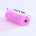 thumbnail image 3 of Hot Sale! Fdelink Atmosphere Ribbon Packaging Net Dark Pink Pp + Pink, Solid/ Metallic Mesh Roll Floral Craft Wedding Party Decorative Ribbon Roll, 1 Roll of Decorating Bagsparty Balloon, 3 of 3