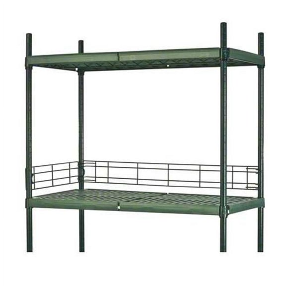 BACK LEDGE 30 X 4 H GREEN W SANIGARD
