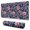 Pioneer Flower Floral-1, variant on Long Mouse Pads for Desk,Pioneer Flower Floral Print Pattern Desk Mats on Top Of Desks, Desk Mouse Pad Extra Large with 3mm Non-Slip Base and Stitched Edge for Gaming,Office,Work,Home 31.5"x15.7"