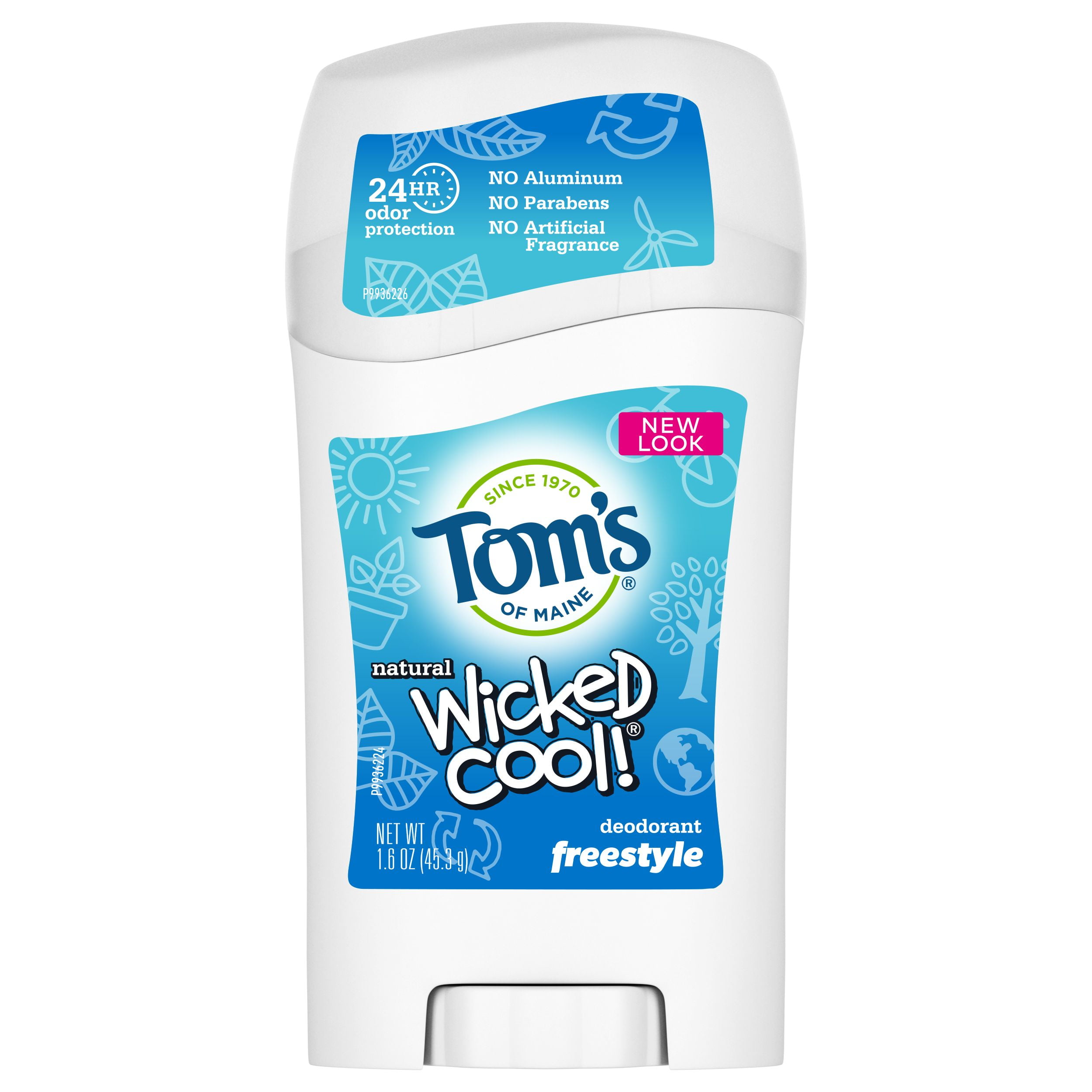 Tom's of Maine Wicked Cool! Boys Freestyle Deodorant 1.6oz