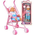 thumbnail image 2 of My First Baby Doll Stroller - Soft Body Talking Baby Doll Included Fun Play Combo Set for Babies Infants Toddlers Girls Kids, 2 of 7