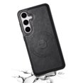 thumbnail image 2 of for Samsung Galaxy S23 Magnetic Case, PU Leather Case [Compatible with MagSafe] [Military Grade Drop Tested] Ultra Slim Shockproof Non-Slip Anti-Fingerprint Phone Case,Black, 2 of 4