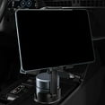 thumbnail image 3 of Adjustable Car Cup Holder & Tablet Phone Mount for 4.7-12.9 Inch Devices, 360° Rotating Multifunctional Drink Bottle Bracket & Stand Expander, 3 of 8
