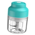 thumbnail image 4 of Naiovety Picadora de verduras Dido, picadora de ajo eléctrica USB, molinillo de cocina recargable inalámbrico Herramientas y accesorios para hornear Azul 250ml, 4 of 6