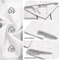 thumbnail image 6 of Hearthz Linen Hooded T Shirts for Man Button Down Long Sleeve Hoodies for Men Drawstring Lightweight Beach Sweatshirts for Men White S, 6 of 10