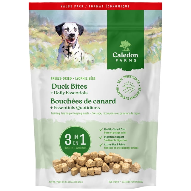 Caledon Farms Freeze-Dried Duck Bites Plus Value Pack