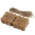 thumbnail image 4 of Etiquetas de Kraft Zulema 100 Piezas con Cordón Natural para Etiquetar Ropa, 4 of 8