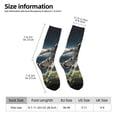 thumbnail image 2 of Fotbe Astronaut Soccer Field Calcetas Largas con Estampado para Hombre y Mujer – Calcetas de Compresión Transpirables y Elásticas, Viajar y Uso Diario Talla 5-11, 2 of 6