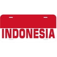 thumbnail image 1 of Indonesia Flag With Country Name Novelty Car Auto License Plate, 1 of 3