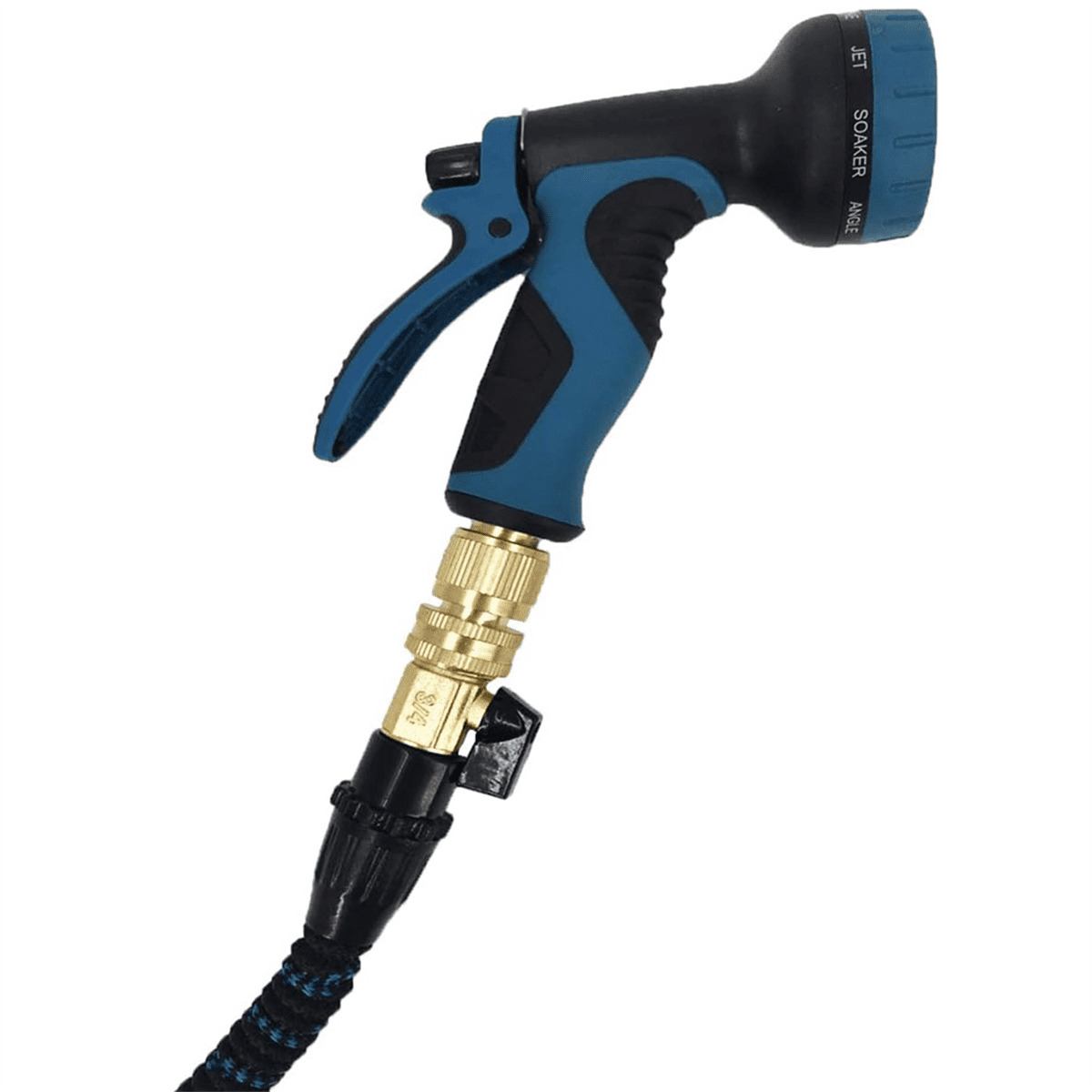 5-Piece Set of Garden Hose Brass Quick Connectors GHT Threaded Connection Accessories Water Pipe Leak-Free Connectors
