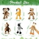thumbnail image 2 of Juego de 6 juguetes de animales de peluche de safari para niños y niñas, lindo león, elefante, cebra, jirafa, tigre, mono para fiestas temáticas de animales S, 2 of 5