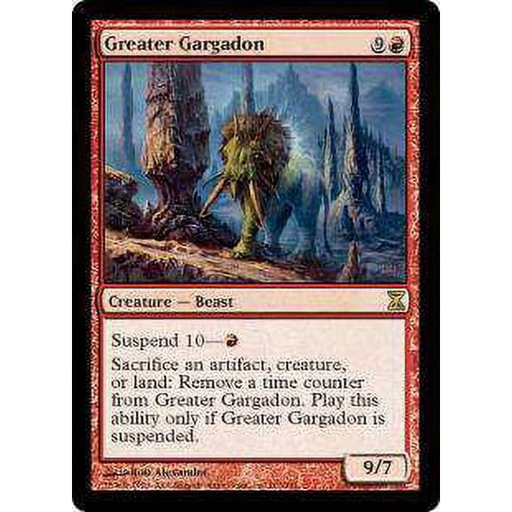 MtG Time Spiral Rare Greater Gargadon #161