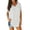 White, variant on Womens Tops on Sale, Women's Summer V Neck Short Sleeve Loose Fit T Shirt With Arc Hem Large Size Solid Color Casual Shirts for Women Blouses for Women Dressy Casual Yellow XXXXL