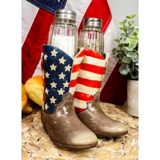 The Pioneer Woman Red Cowboy Boots Salt and Pepper Shaker Set 
