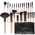 thumbnail image 1 of Madera 24pcs Pinceles de maquillaje Kit de herramienta cosmética profesional Maquillaje + bolso MABOTO Pinceles de maquillaje, 1 of 7