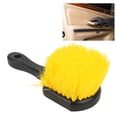 thumbnail image 4 of Brosse à Pneu, Brosse à Roue Universelle pour Camion Remorque Véhicule Récréatif RVs Jaune, 4 of 8