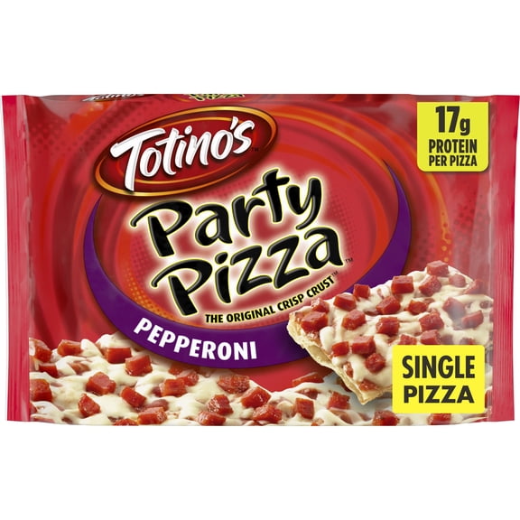 Totino's Pepperoni Thin Crust Party Pizza, 10.2 oz (Frozen)