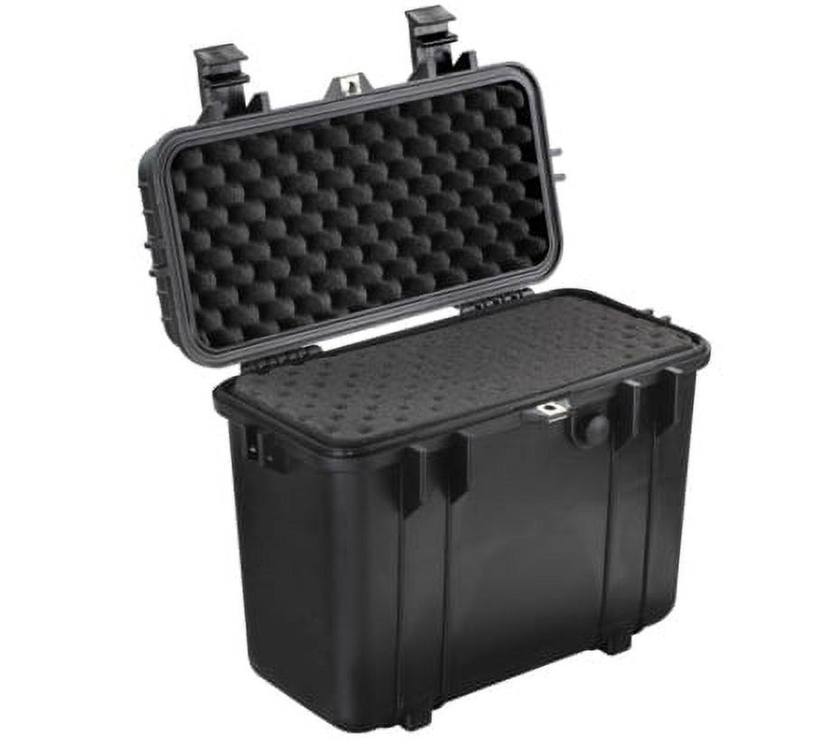 Eylar Tall 16.93in Waterproof Gear Hard Case w/Foam, Black