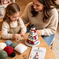 thumbnail image 4 of Christmas Crochet Kit for Beginners, DIY Storybook Stacked‑Book Ornament Craft Set, with Yarn, Hook, Stuffing & Instruction Booklet, Holiday Hand‑Made Decor Gift for Craft Lovers, 4 of 4