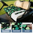 thumbnail image 4 of St. Patrick's Themed Front Seat Towel for Golf Carts, 51"x31" Universal Fit Bench Cover, Stylish Design, 4 of 8