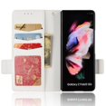 thumbnail image 3 of Dteck Wallet Phone Case for Samsung Galaxy Z Fold3 5G, 3 Card Slots Holder Wallet PU Leather Magnetic Closure Folio Flip Cover,White, 3 of 6