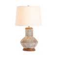 thumbnail image 2 of Crestview Collection Monterey Tribal Motif Terra Cotta/Wood Table Lamp in Brown, 2 of 3