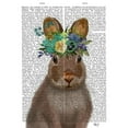 thumbnail image 3 of Fab Funky 12x14 Black Modern Framed Museum Art Print Titled - Rabbit Bohemian Book Print, 3 of 5