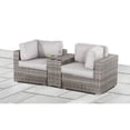 thumbnail image 2 of Living Source International  Wicker / Rattan 2-Person Seating Group in Gray, 2 of 5