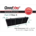 thumbnail image 3 of GoodVac Replacement Odor Eliminator Filter for Oreck XL Tabletop Professional Pro Air Purifiers, Replaces AP1PKP, 3 of 3